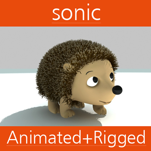 sonic hedgehog 3d model - sonic hedgehog by tsogt hun taij